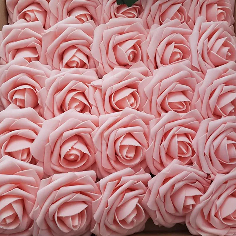 8CM Artificial PE Foam Rose Flowers