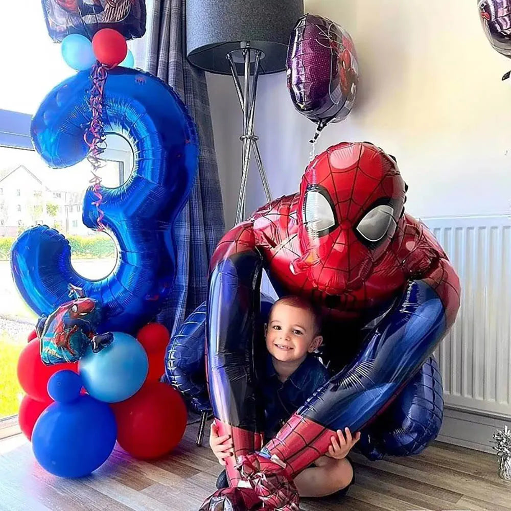 Spiderman Decorations Kids Balloon