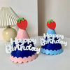 Bowknot Cone Happy Birthday Felt Hat