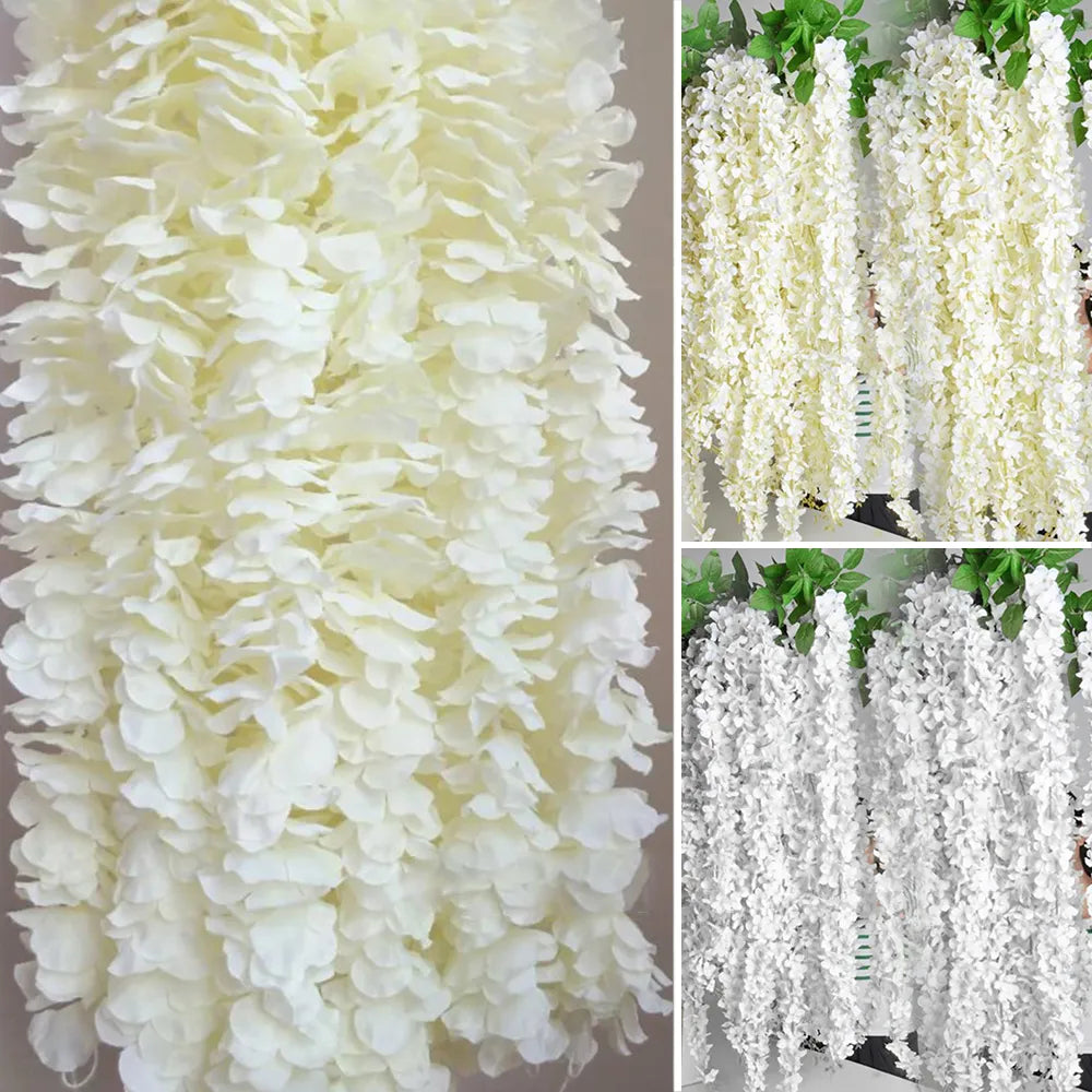 Artificial Wisteria Flowers Hanging Garland