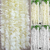 Artificial Wisteria Flowers Hanging Garland