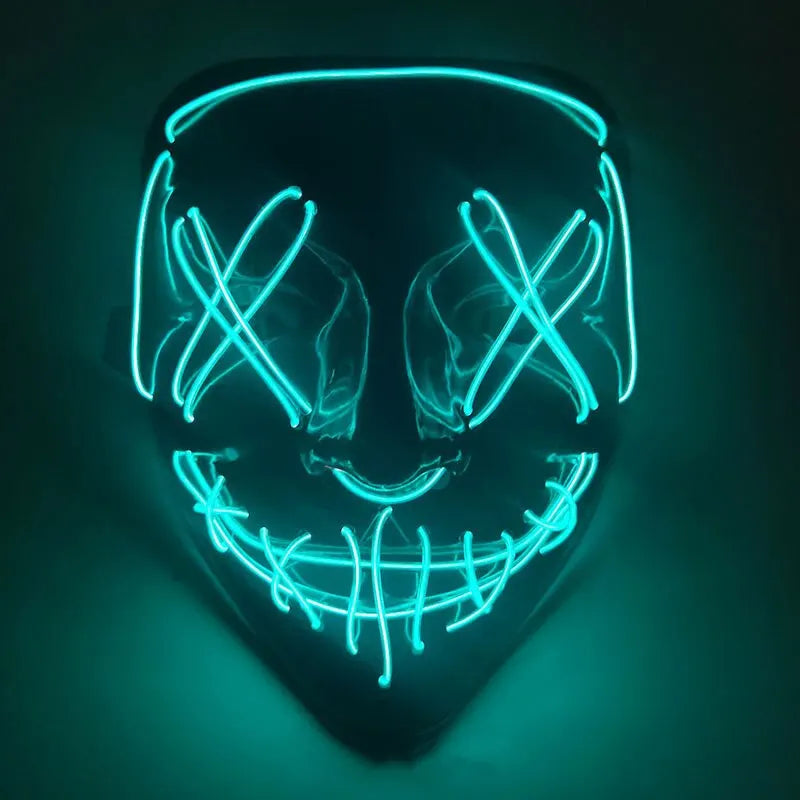 Led Halloween Neon Mask