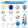 Rocket Outer Space Theme Latex Balloon Garland