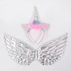 Unicorn Headband Fairy Angel Wings Set