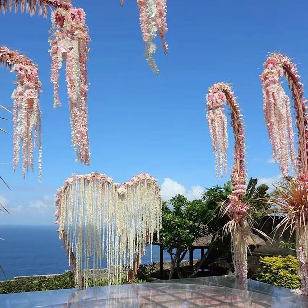 Artificial Wisteria Flowers Hanging Garland