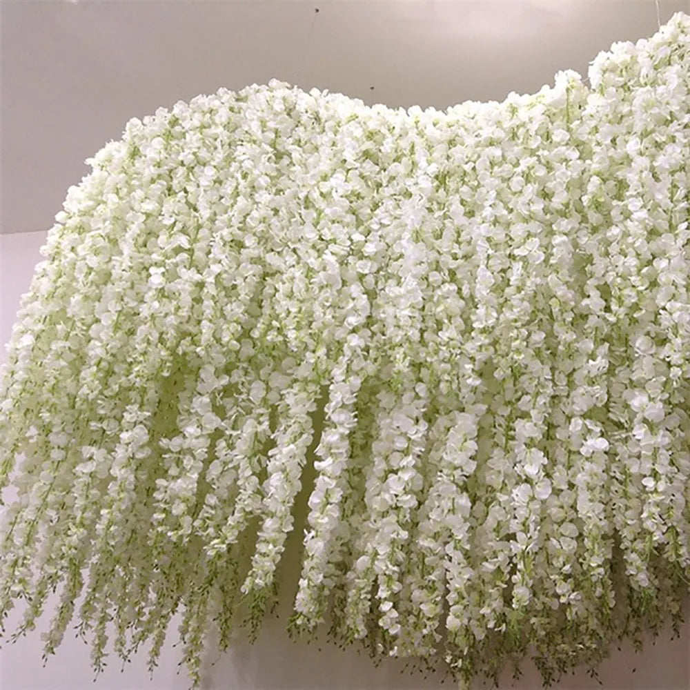 Artificial Wisteria Flowers Hanging Garland