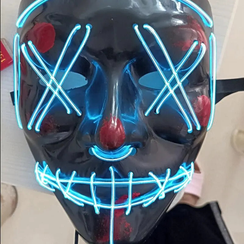 Led Halloween Neon Mask